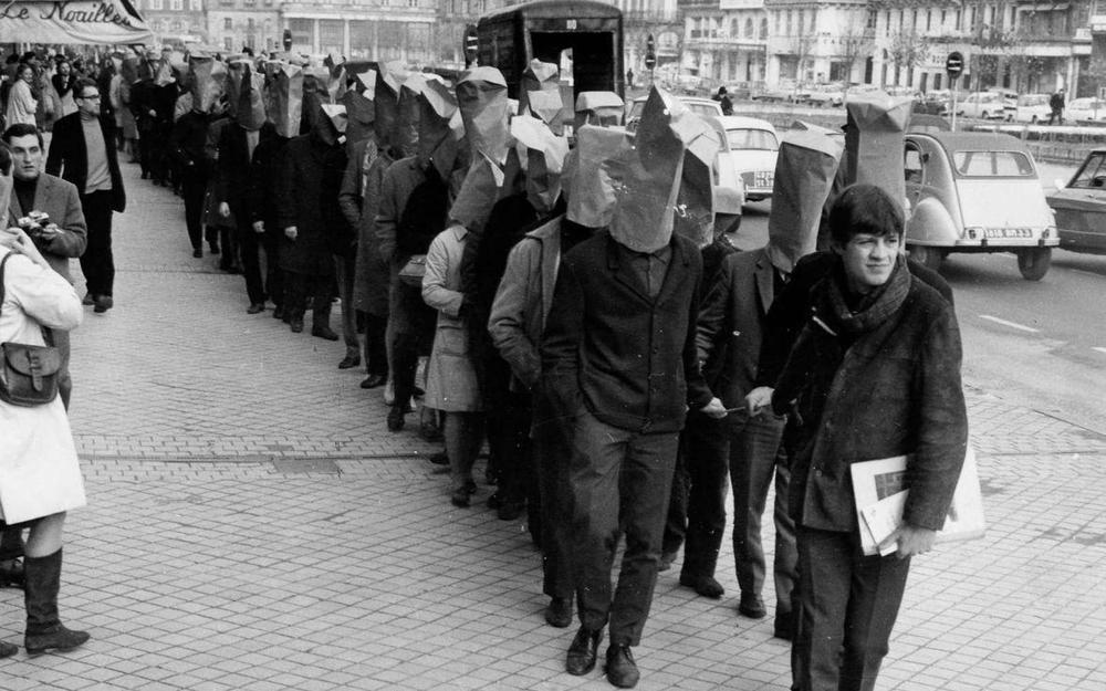 Catalogue raisonné, Jean-Jacques Lebel, Happening dans la rue - 1966