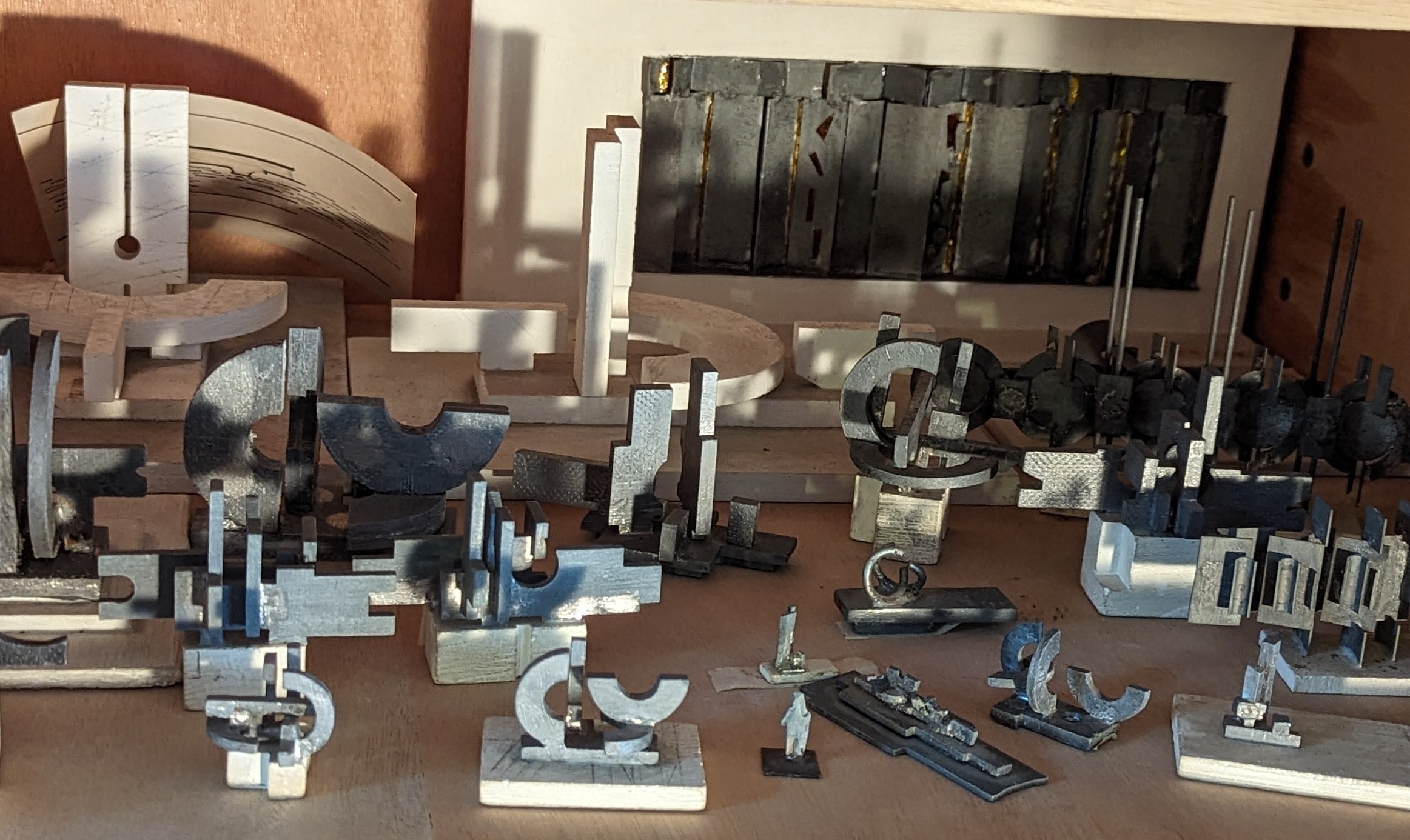 Maquettes de sculptures monumentales réalisées