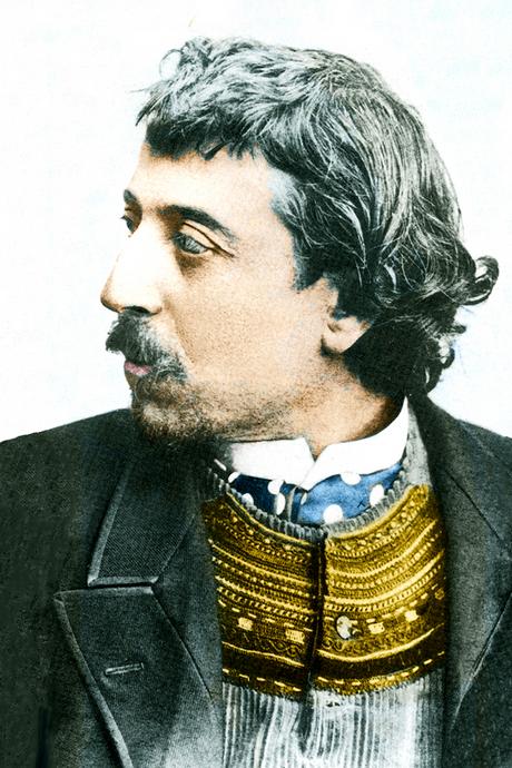 portait de Paul Gauguin, archive photographique colorisée par OAM