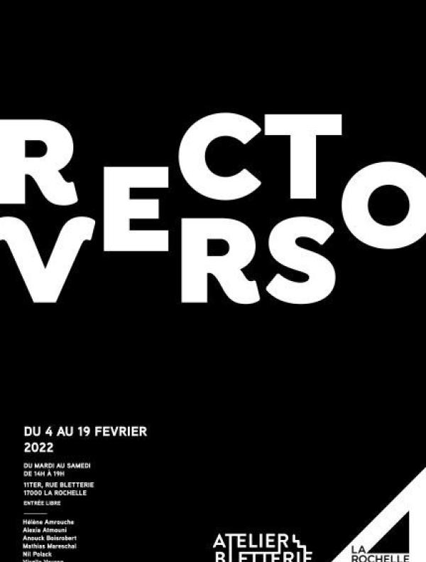 Affiche Recto/Verso Atelier Bletterie La Rochelle