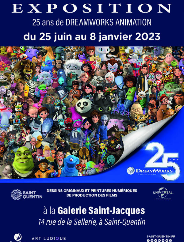 Exposition DreamWoorks 25 ans d'animation