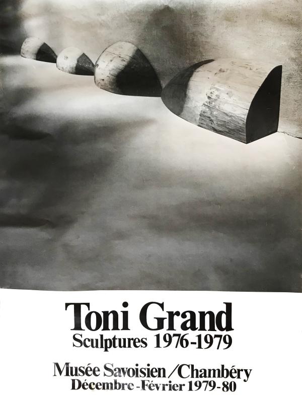 Affiche de l'exposition Toni Grand au musée Savoisien