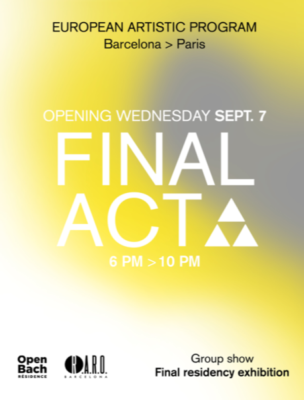 FINAL ACT European Artistic Program 