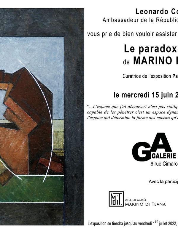 Marino di Teana à l'Ambassade d'Argentine à Paris