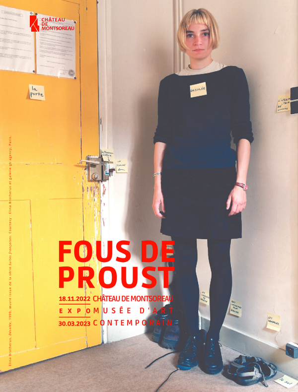 Affiche de l'exposition Fous de Proust