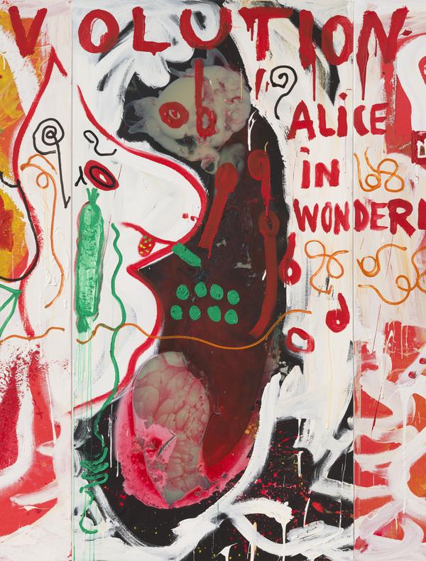 Jonathan Meese, "DR. SOYLENT YELLALICE DE LARGE!", 2023