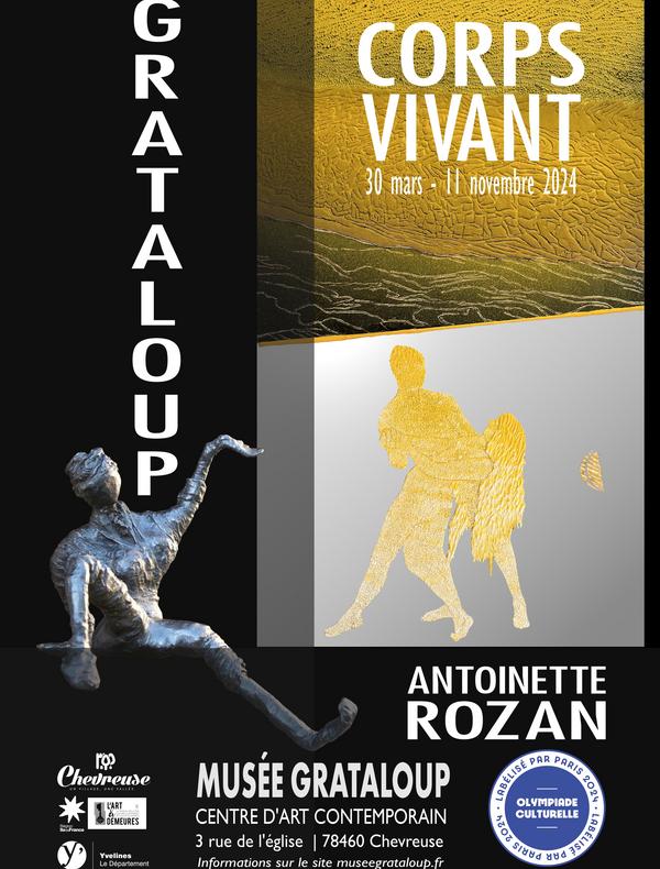 Affiche d'exposition "Corps Vivant"