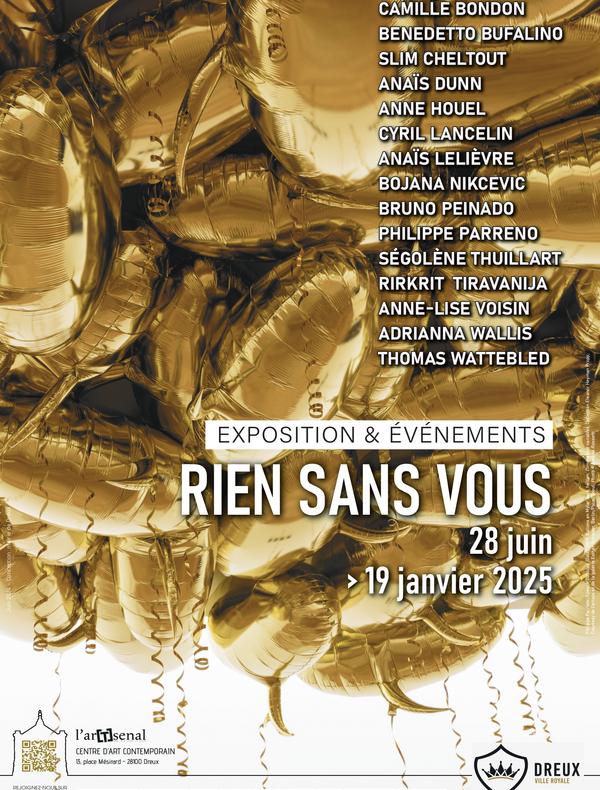 Exposition Rien sans vous - Centre d'art contemporain l'arTsenal- Dreux (28)