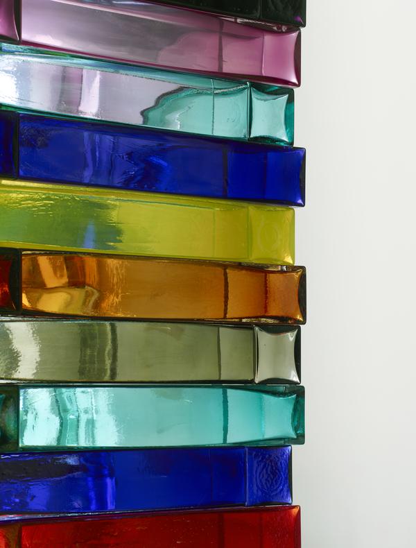 Venice Stack, 2020 Verre de Murano 270 x 108 x 108 cm (détail)