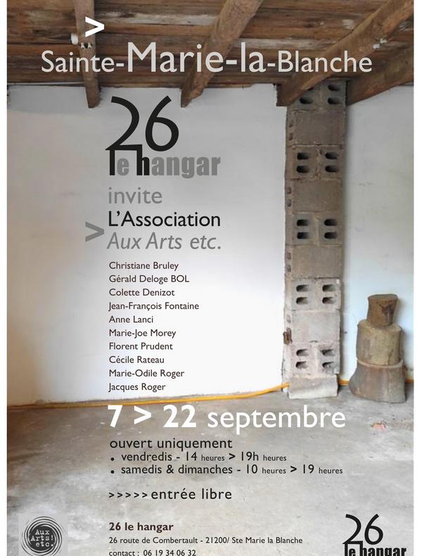 26 Le Hangar invite l'association "Aux arts etc.." Sainte-Marie-la-Blanche 21