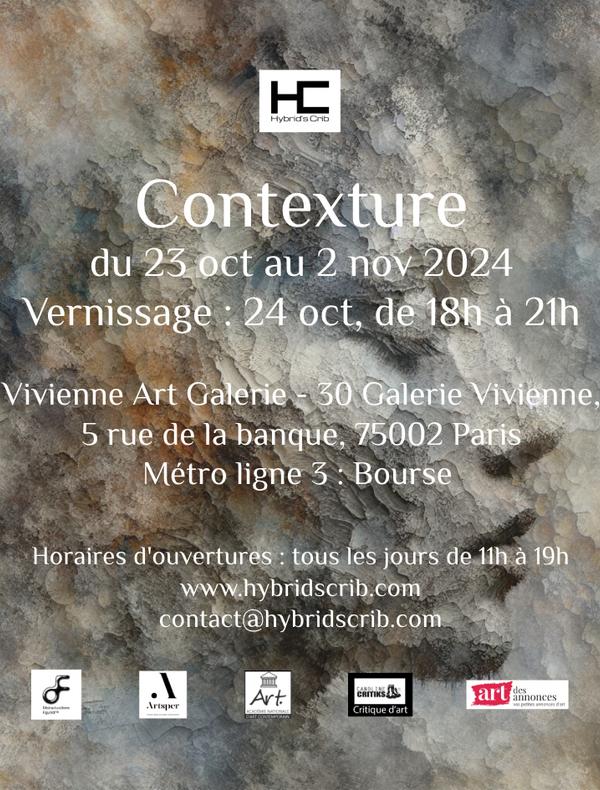 "Contexture" est un concept artistique qui explore la combinaison des éléments visuels, conceptuels et contextuels d’une œuvre pour lui donner une signification globale. 