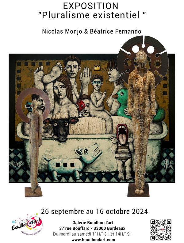 Exposition "Pluralisme existentiel" avec Nicolas Monjo et Béatrice Fernando