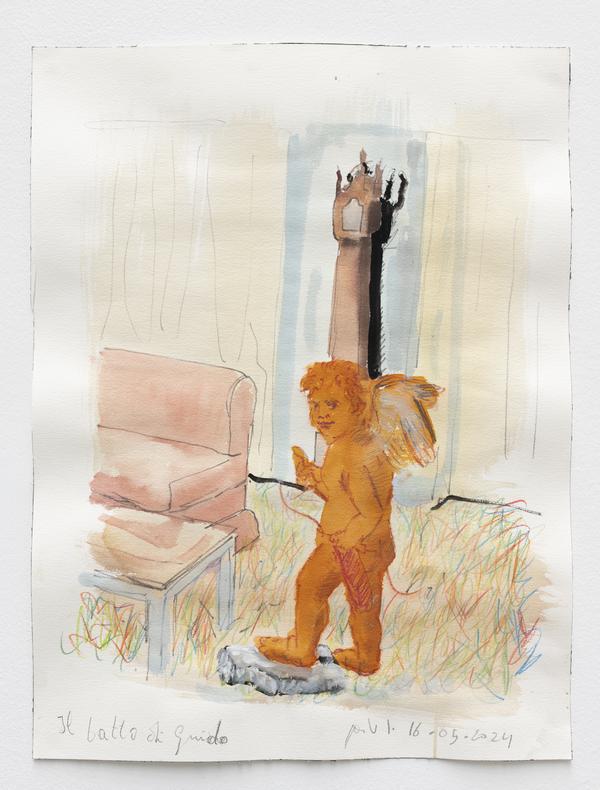 Jan Van Imschoot, Il batto di Guido, 2024 © Courtoisie de l'artiste et Templon, Paris – Bruxelles - New York.