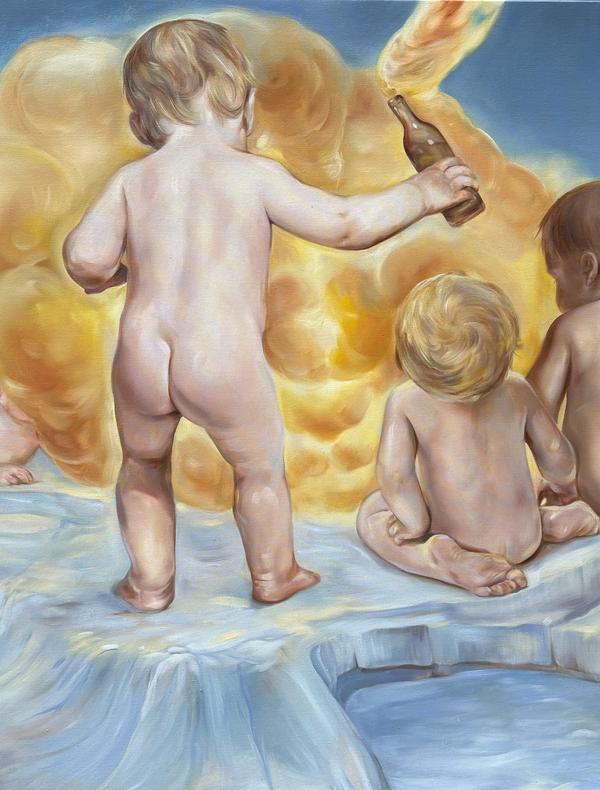 Little Big, 2025, oil on canvas, 120 x 150 cm