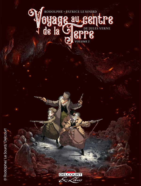 Couverture "Voyage au centre de la Terre"