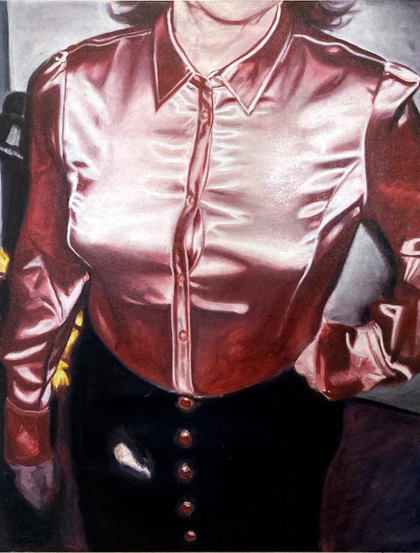 Gaspard Girard d’Albissin, Sans titre , 2020, Huile sur toile, 87 x 66 cm