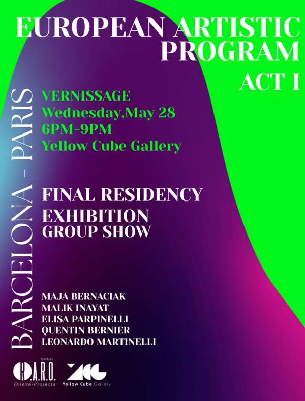 affiche vernissage 