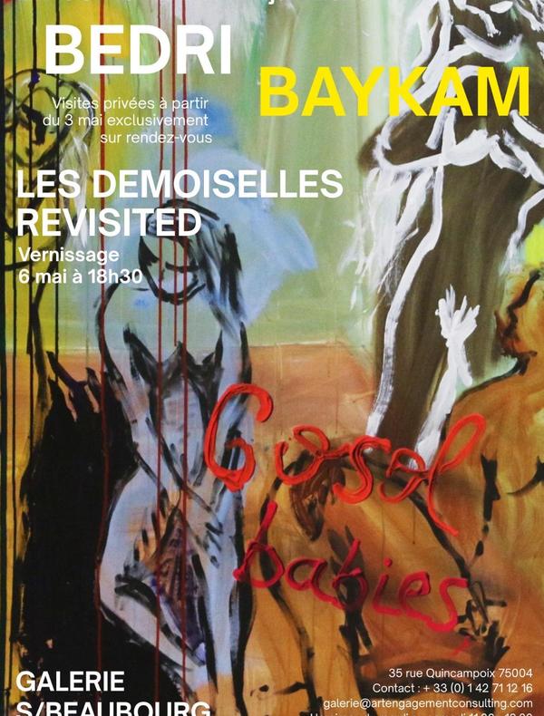 Bedri Baykam, Les Demoiselles Revisited, exposition présentée par Art Engagement Consulting, du 3 mai au 14 juin, à la Galerie S/Beaubourg (35 Rue Quincampoix, 75004 Paris)