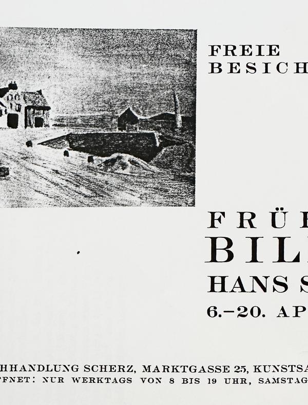Hans Seiler, exposition 1935 à Bern