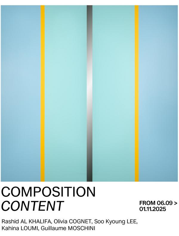 Affiche de l'exposition Composition Content
