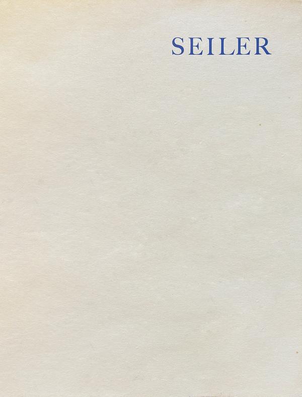HANS SEILER, galerie Roque