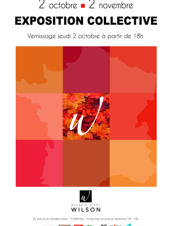 Exposition du 4 au 28 Septembre 2025, Galerie d’Art Wilson, Blois. 
