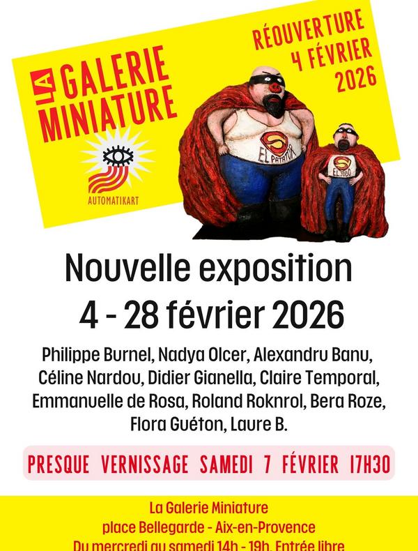 affiche de l'exposition Philippe Burnel