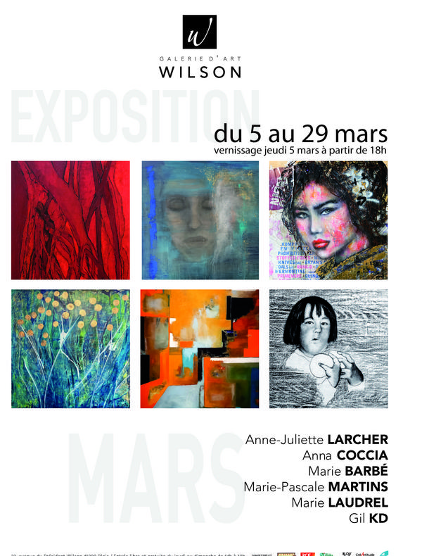 Exposition de Mars 2026 à la Galerie Wilson Blois