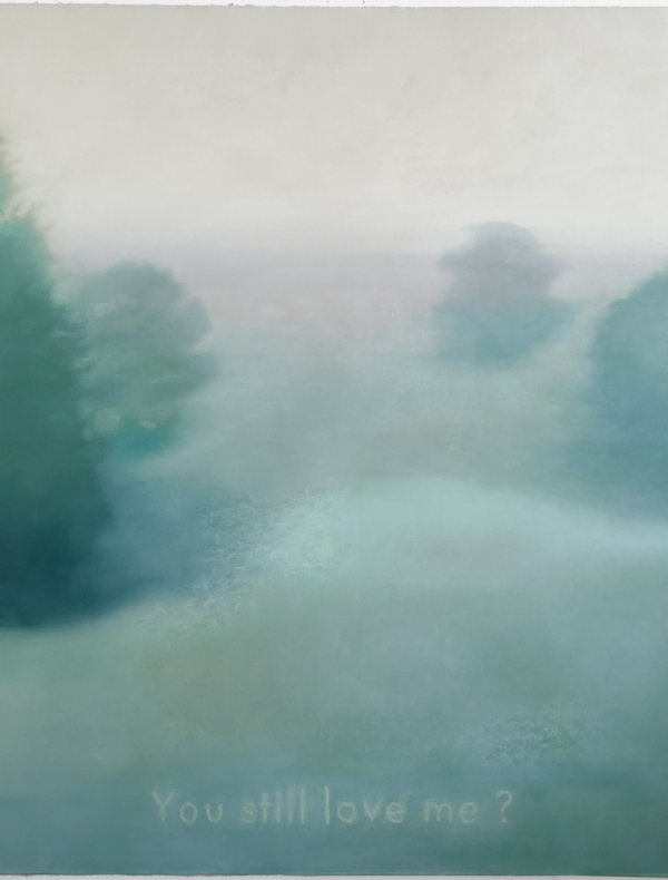 Pedro Oliveira, You still love me , huile sur toile 150x150cm