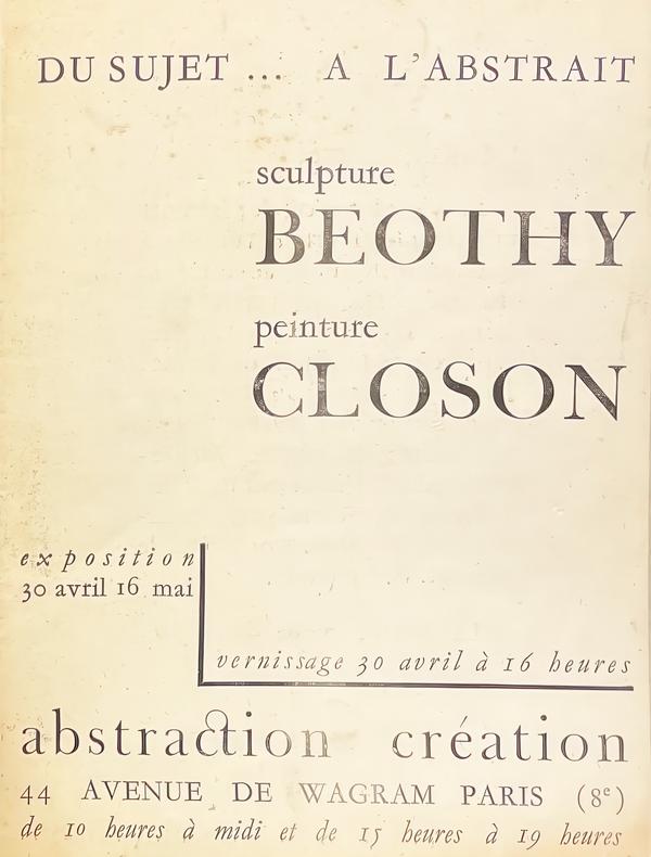 Exposition Closon-Beothy