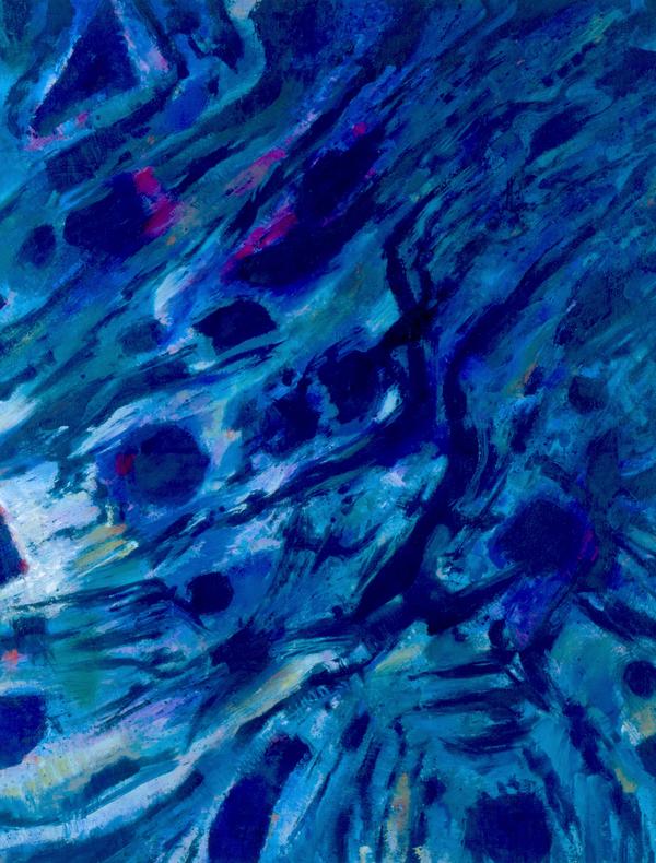 Alfred Manessier, L’Eau Vive , 1979, huile sur toile, 199,8 x 200,2 cm. © Collection du Lieu d’Art et Action Contemporain, Ville de Dunkerque. ADAGP, Paris, 2026.