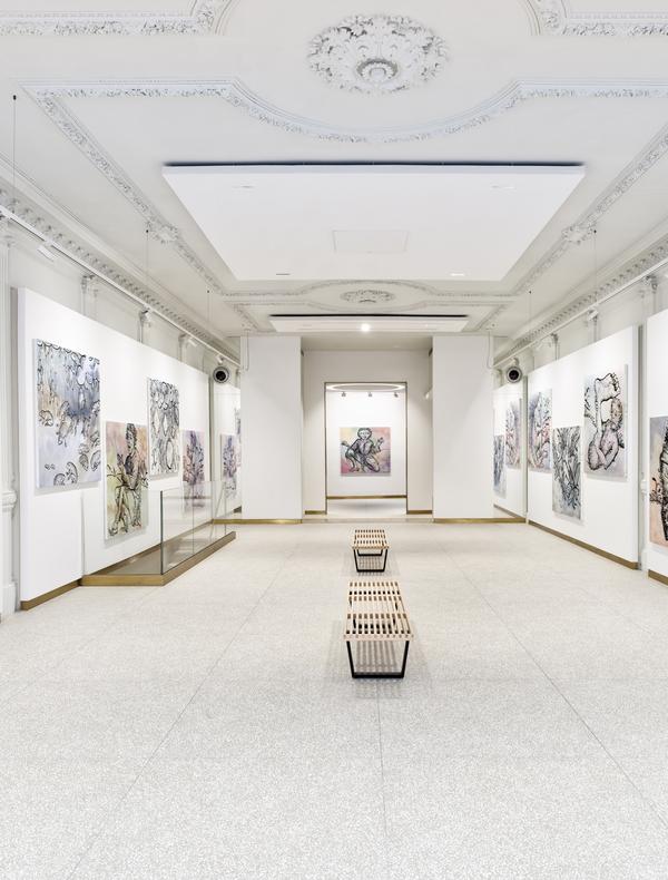 Vue in situ de l'exposition de Mitja Tušek, Ceysson & Bénétière Lyon 2026 © C.Cauvet