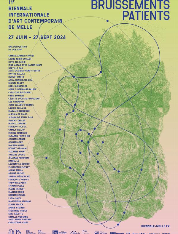 Affiche de la 11e Biennale de Melle © Jean-Claude Chianale