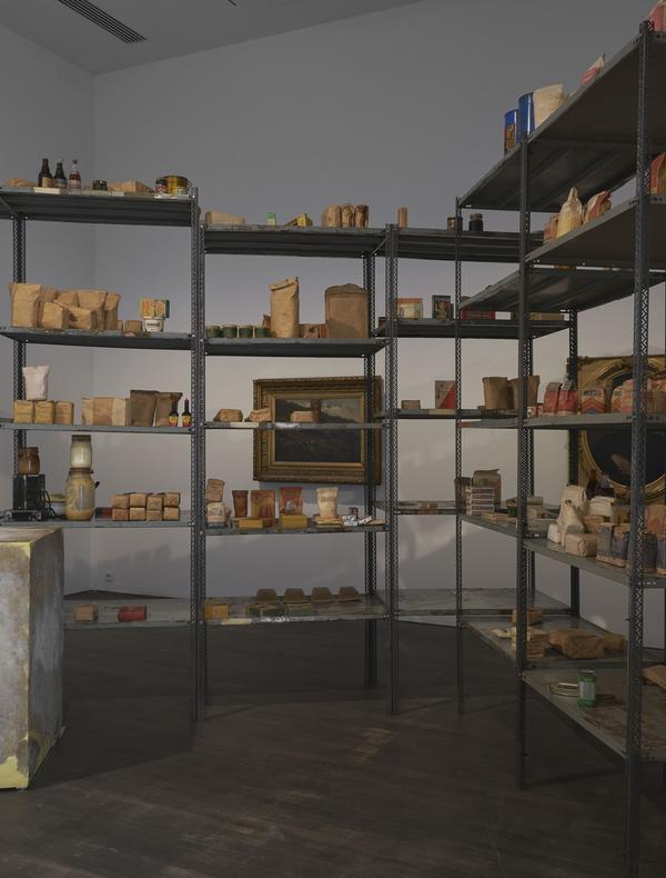 Joseph Beuys, Wirtschaftswerte, 1980, installation view