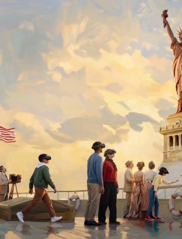 Une statue pour la liberté. Le rêve de Bartholdi, de Paris à New York