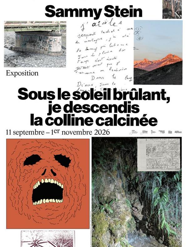 Sous le soleil brûlant, je descendis la colline calcinée