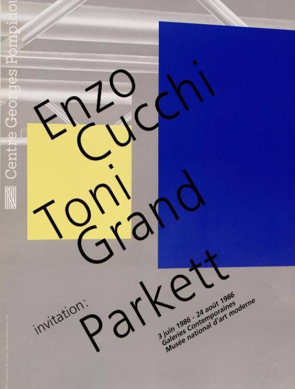 affiche exposition Toni Grand, Centre Pompidou