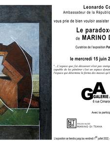 Marino di Teana à l'Ambassade d'Argentine à Paris