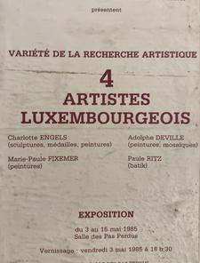 Exposition 4 artistes luxembourgeois