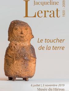 Affiche musée du Hiéron, exposition Jacqueline Lerat