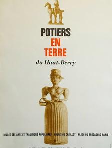 Affiche de l'exposition Potiers en terre du Haut Berry