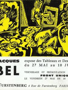 Jean-Jacques Lebel, exposition galerie Furstenberg en 1960