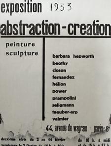 affiche Abstraction-Création