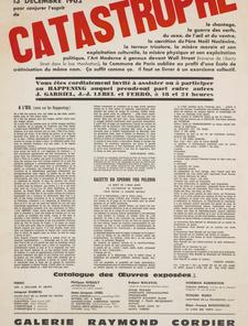 Jean-Jacques Lebel, exposition Pour conjurer l'esprit de catastrophe