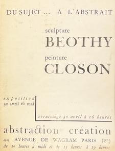 Exposition Closon-Beothy