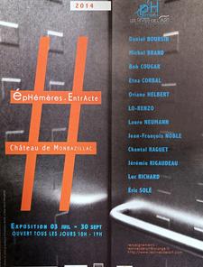 flyer expo éphémère entracte, 2014