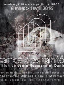 flyer expo. naissance des fantômes, 2016 