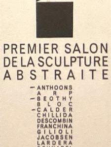 Premier Salon de la sculpture abstraite