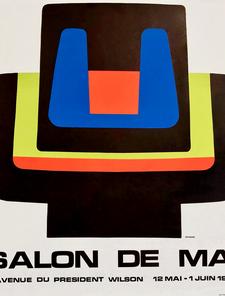 25e salon de Mai, affiche par Jean Dewasne