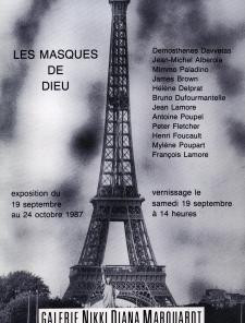 Les Masques de dieu, exposition collective avec Henri Foucault, 1987